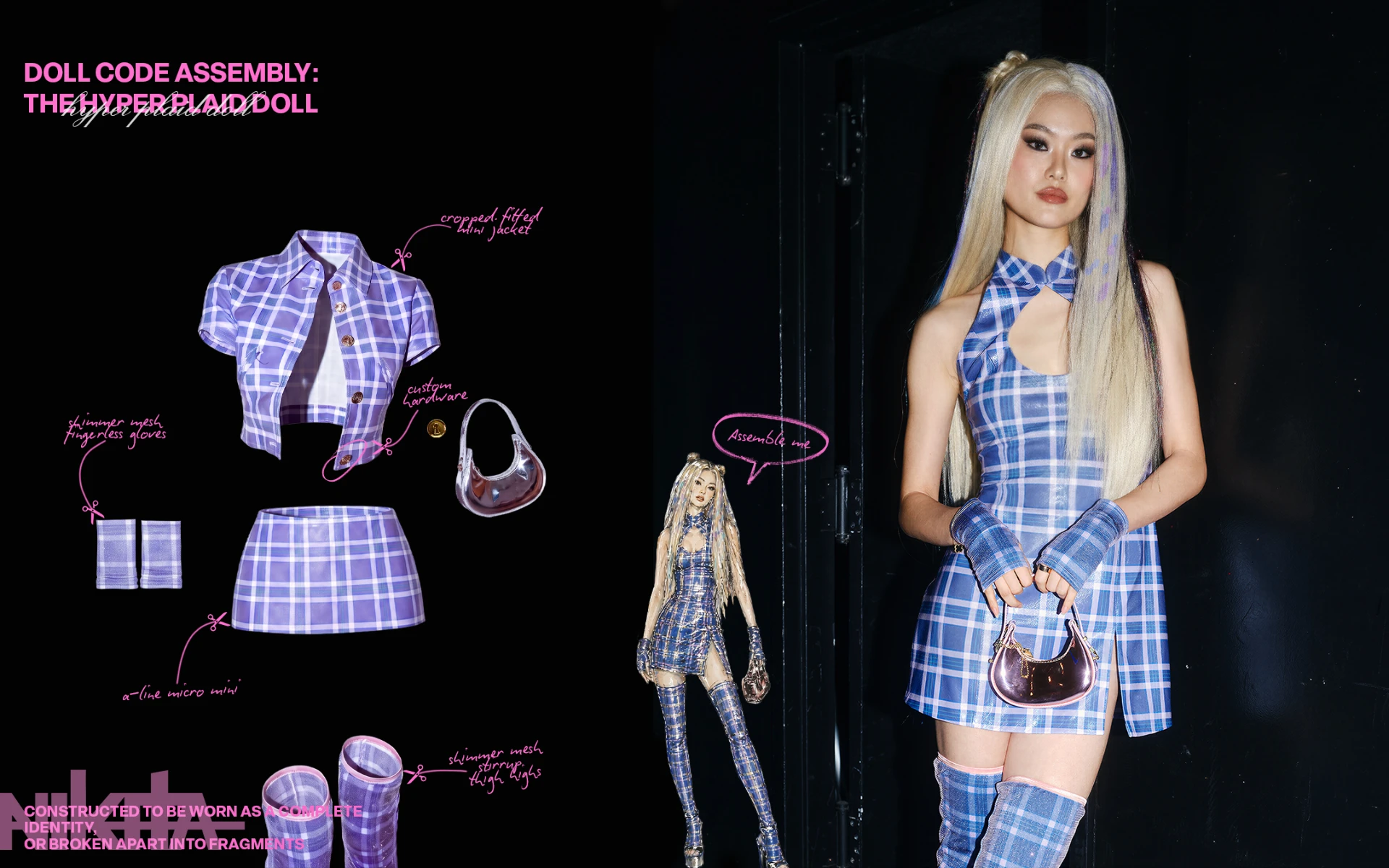 Doll Code Assembly - The Hyper Plaid Doll